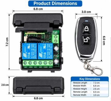 2 CH RF with Remote